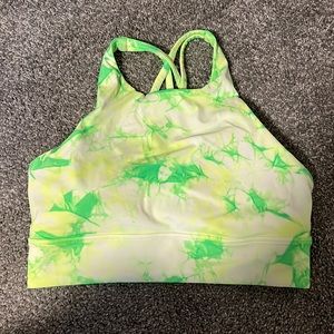 High neck long line energy bra size 10